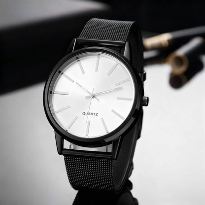 Relógio Quartzo Casual Marrom Nobrenne Essence