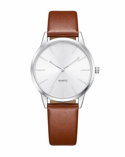 Relógio Quartzo Casual Marrom Nobrenne Essence