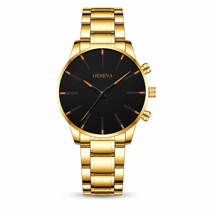 Relógio Quartzo Dourado Nobrenne Selection